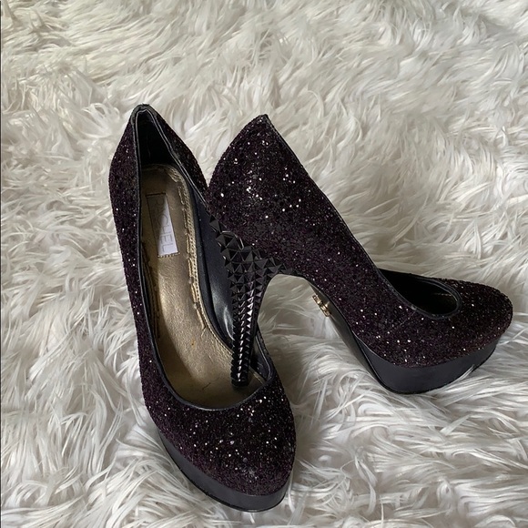 RACHEL Rachel Roy Shoes - Rachel Roy Purple Sparkly Heels 👠